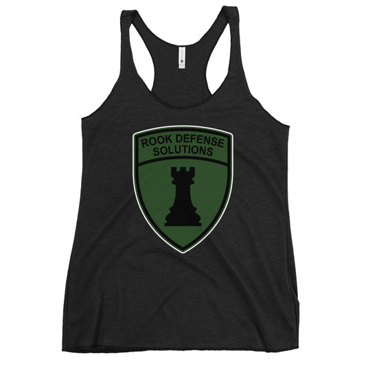 Performance | Thin Racerback Tank Top | Rook Defense Solutions | Emblem Logo