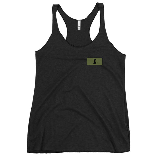 Performance | Thin Racerback Tank Top | Rook Defense Solutions | Vanguard Logo