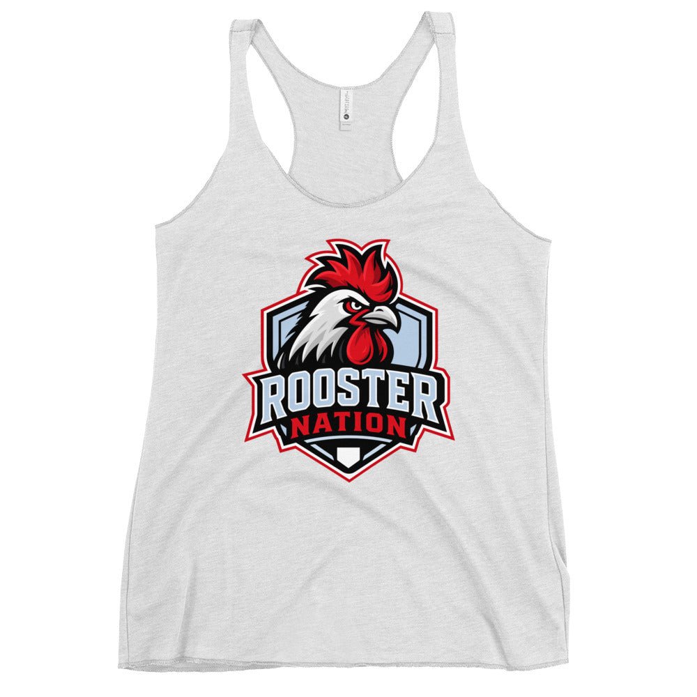 Performance | Thin Racerback Tank Top | Rooster Nation | Shield Logo