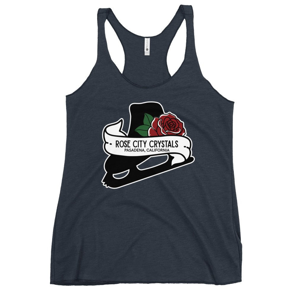 Performance | Thin Racerback Tank Top | Rose City Crystals