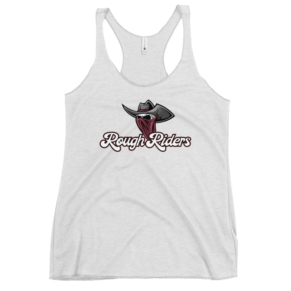 Performance | Thin Racerback Tank Top | Rough Riders | Masked Man Logo