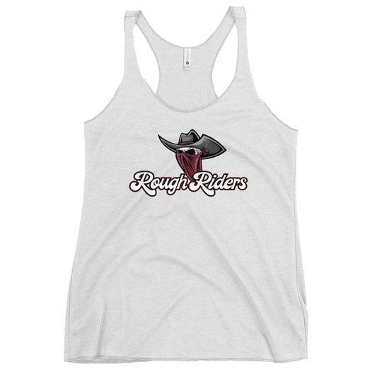 Performance | Thin Racerback Tank Top | Rough Riders | Masked Man Logo