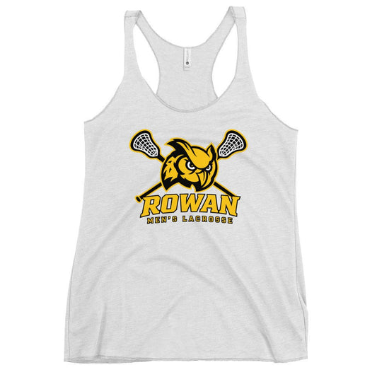 Performance | Thin Racerback Tank Top | Rowan Men’s Lacrosse | Crest Logo