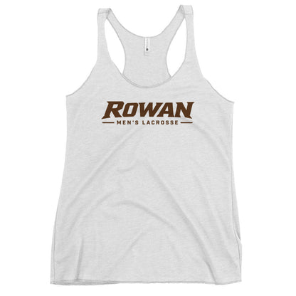 Performance | Thin Racerback Tank Top | Rowan Men’s Lacrosse | Modern Script Logo