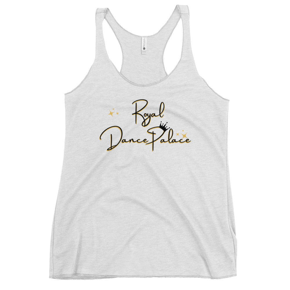 Performance | Thin Racerback Tank Top | Royal Dance Palace | Script Logo