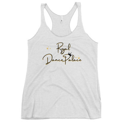 Performance | Thin Racerback Tank Top | Royal Dance Palace | Script Logo
