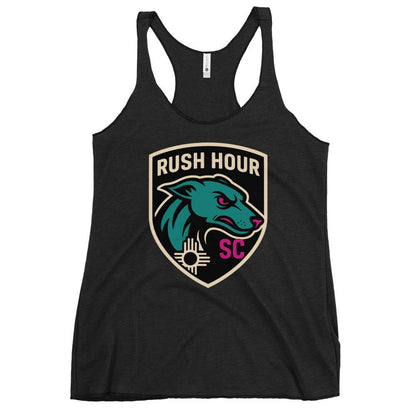 Performance | Thin Racerback Tank Top | Rush Hour | Badge Logo
