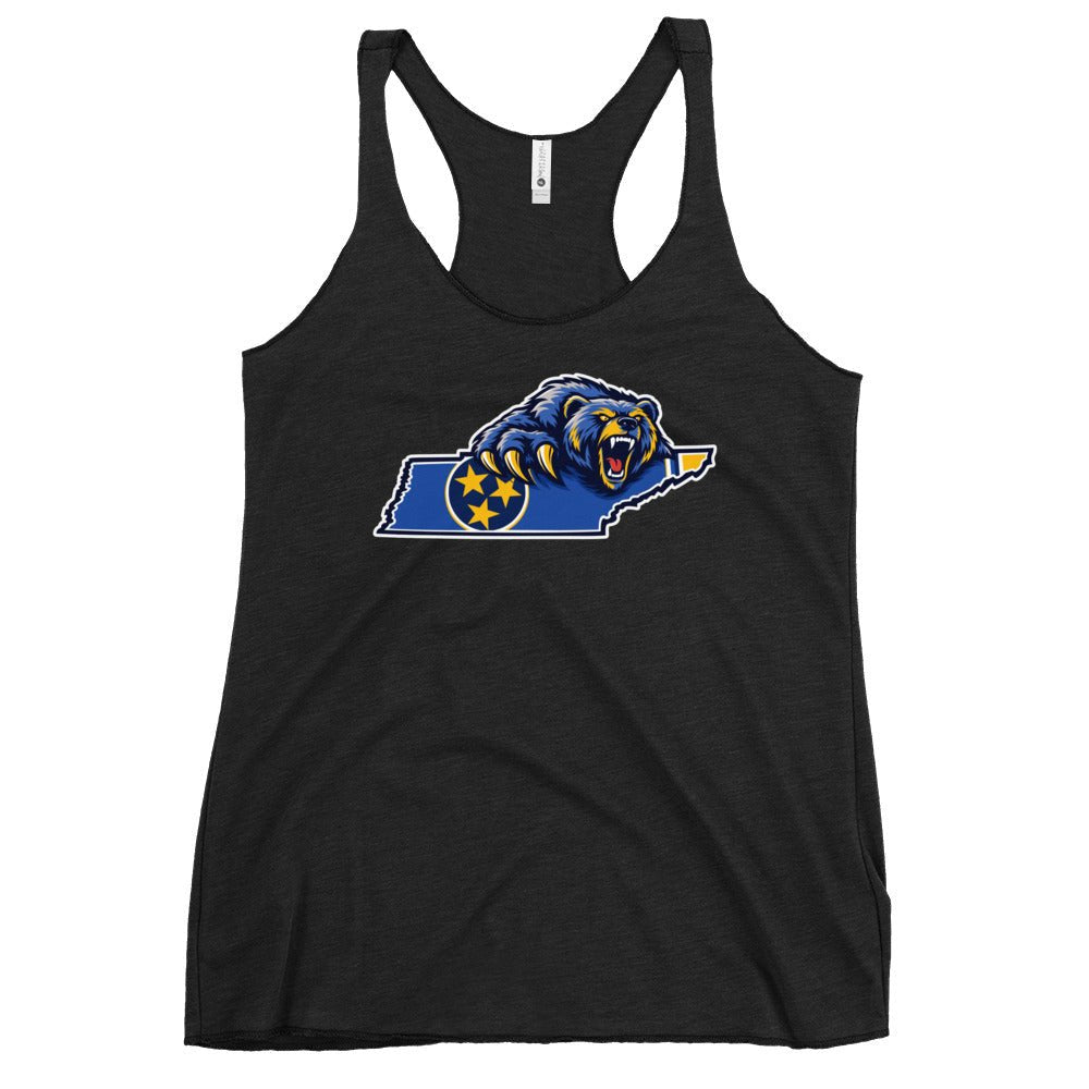 Performance | Thin Racerback Tank Top | Rutherford County Grizzlies Football | Tennessee Logo