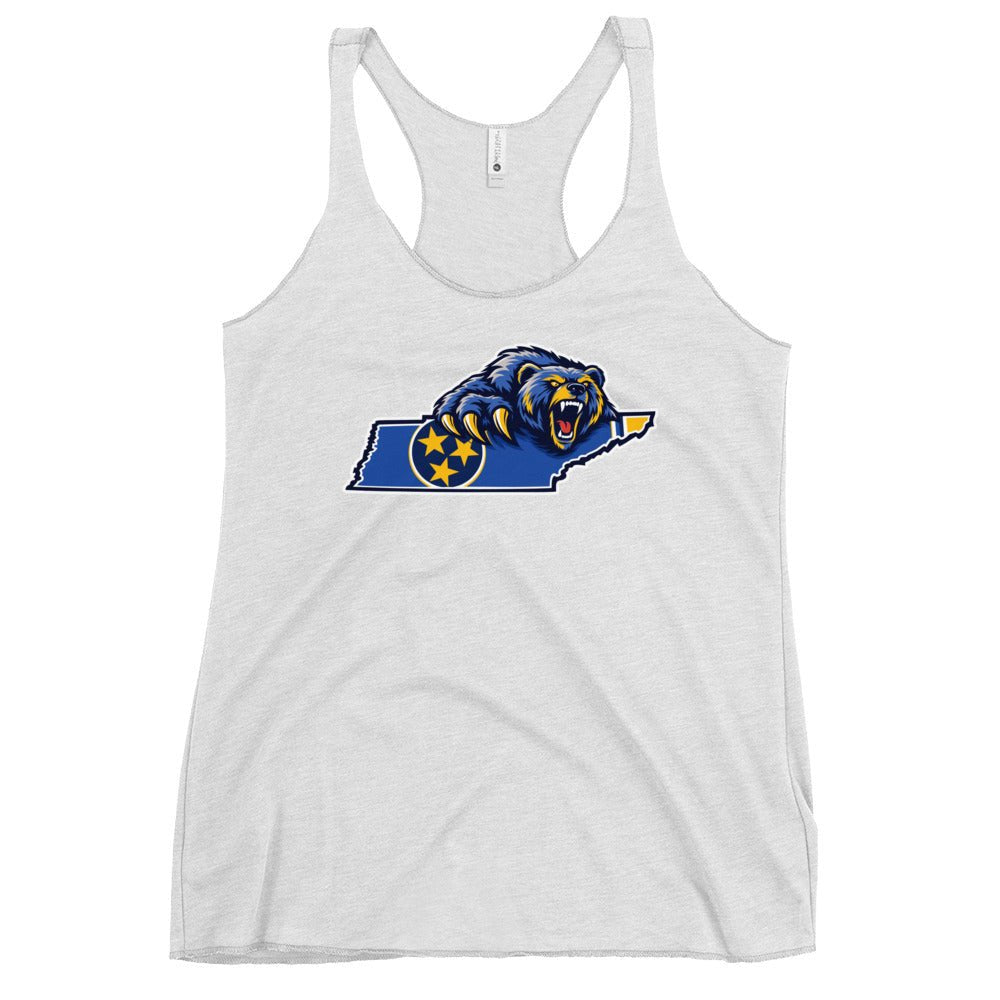 Performance | Thin Racerback Tank Top | Rutherford County Grizzlies Football | Tennessee Logo