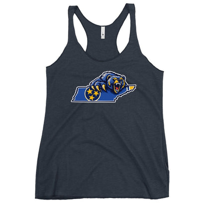 Performance | Thin Racerback Tank Top | Rutherford County Grizzlies Football | Tennessee Logo