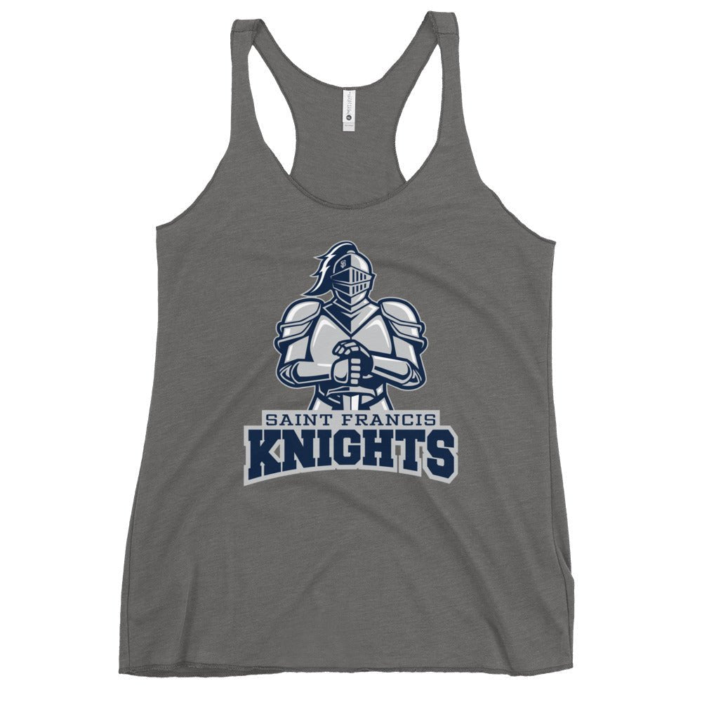 Performance | Thin Racerback Tank Top | Saint Francis School | Valor Athletics Logo