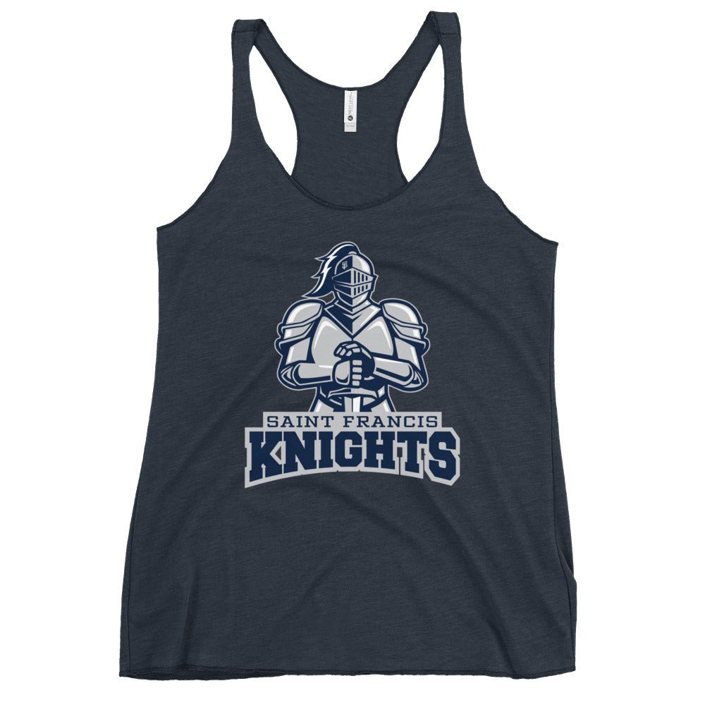 Performance | Thin Racerback Tank Top | Saint Francis School | Valor Athletics Logo