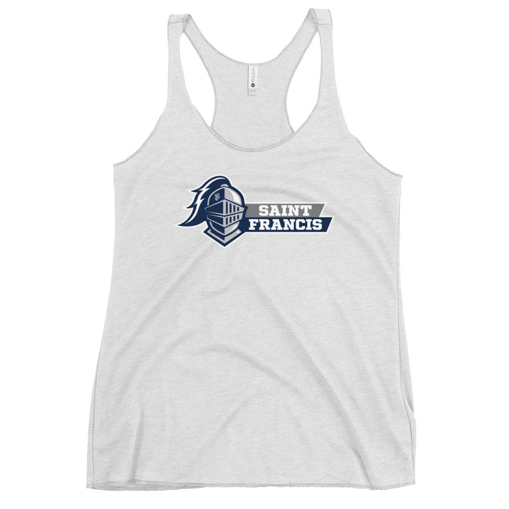 Performance | Thin Racerback Tank Top | Saint Francis School | Vanguard Logo