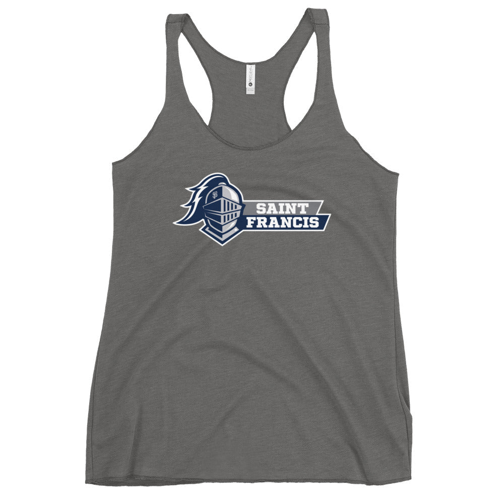 Performance | Thin Racerback Tank Top | Saint Francis School | Vanguard Logo