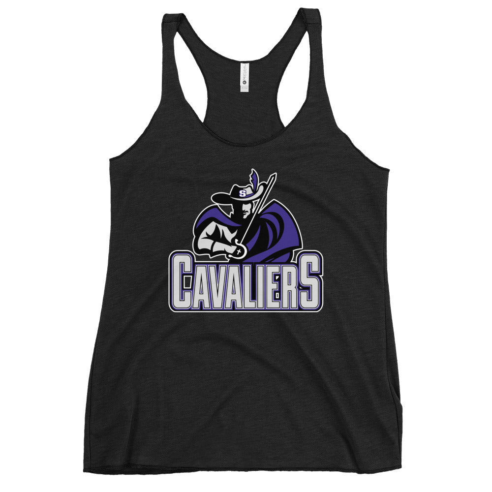Performance | Thin Racerback Tank Top | Saint Thomas More | Cavalier Vanguard Logo