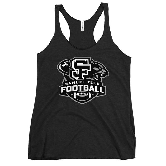 Performance | Thin Racerback Tank Top | Samuel Fels Football | Crest Logo