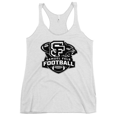 Performance | Thin Racerback Tank Top | Samuel Fels Football | Crest Logo