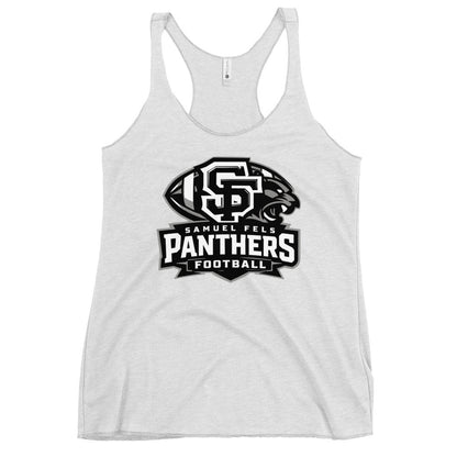 Performance | Thin Racerback Tank Top | Samuel Fels Football | Emblem Logo