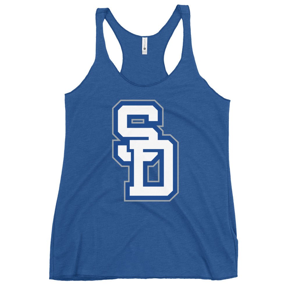Performance | Thin Racerback Tank Top | San Diego High School Wrestling | Crest Logo
