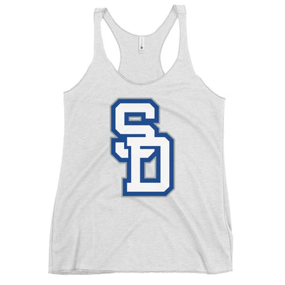 Performance | Thin Racerback Tank Top | San Diego High School Wrestling | Crest Logo