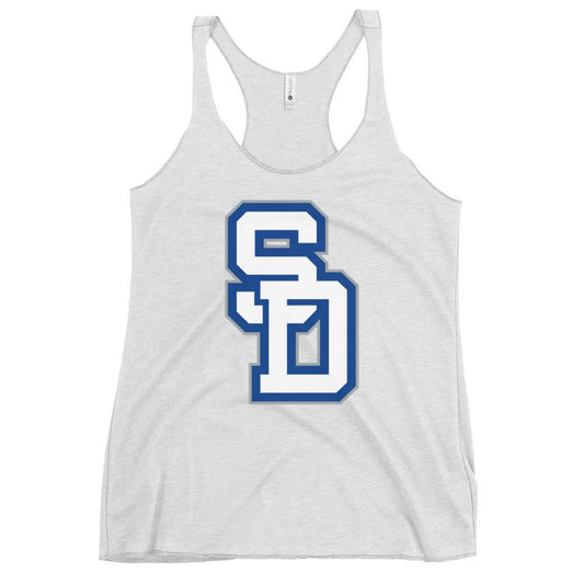 Performance | Thin Racerback Tank Top | San Diego High School Wrestling | Crest Logo