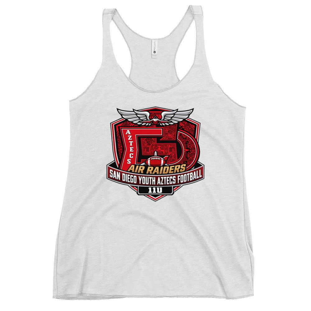 Performance | Thin Racerback Tank Top | San Diego Youth Aztecs Football 11u Air Raiders | Shield Logo