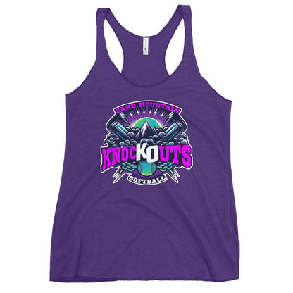 Performance | Thin Racerback Tank Top | Sand Mountain Knockouts | Ball & Bat Logo