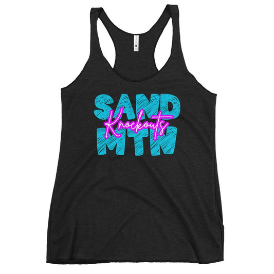 Performance | Thin Racerback Tank Top | Sand Mountain Knockouts | MTN Logo