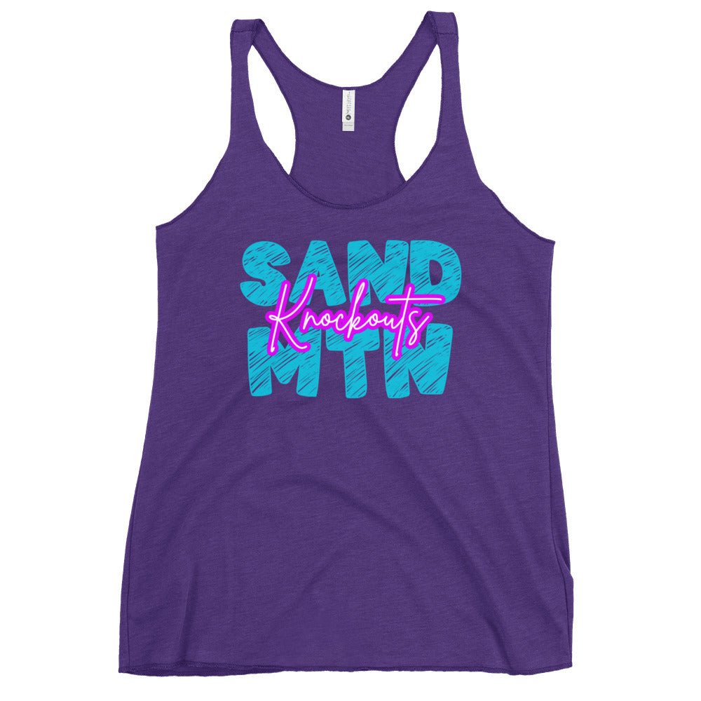 Performance | Thin Racerback Tank Top | Sand Mountain Knockouts | MTN Logo