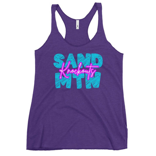Performance | Thin Racerback Tank Top | Sand Mountain Knockouts | MTN Logo
