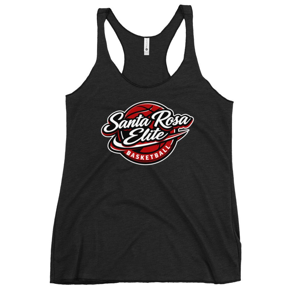 Performance | Thin Racerback Tank Top | Santa Rosa Elite | Crimson Crest Logo