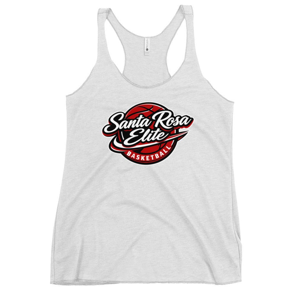 Performance | Thin Racerback Tank Top | Santa Rosa Elite | Crimson Crest Logo