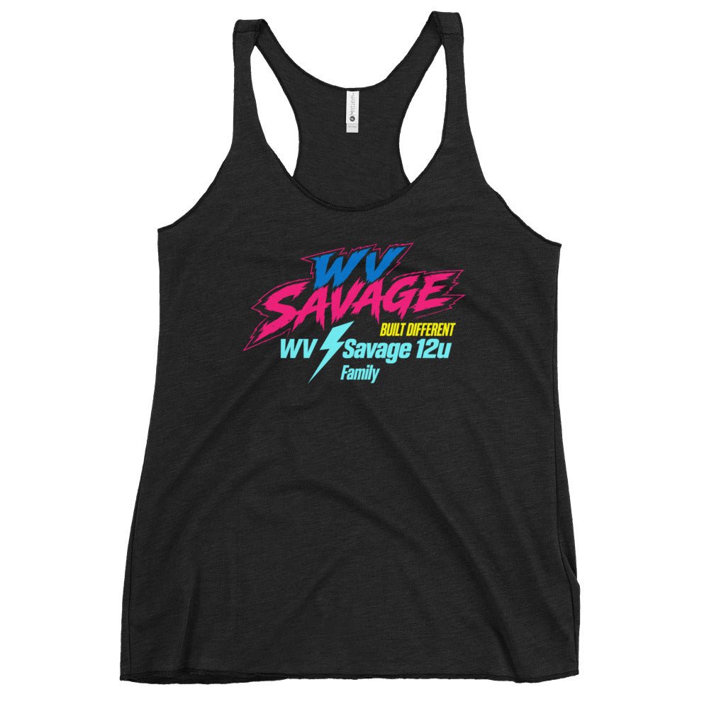 Performance | Thin Racerback Tank Top | Savage | Modern Text Logo