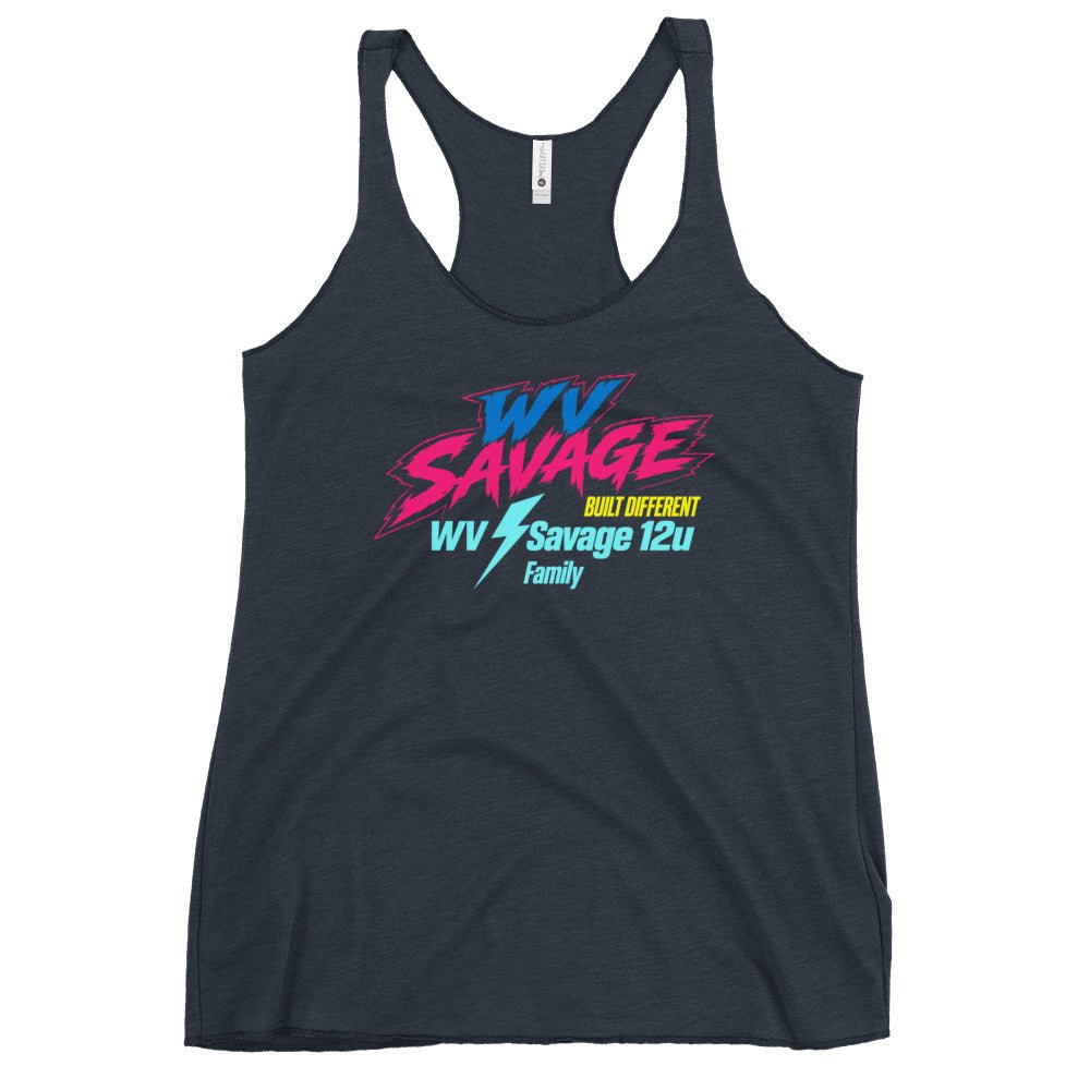 Performance | Thin Racerback Tank Top | Savage | Modern Text Logo