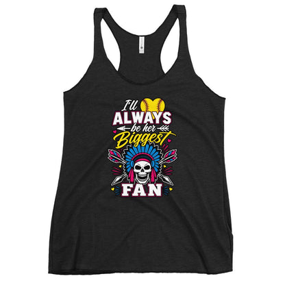 Performance | Thin Racerback Tank Top | Savage Softball | Valor Logo
