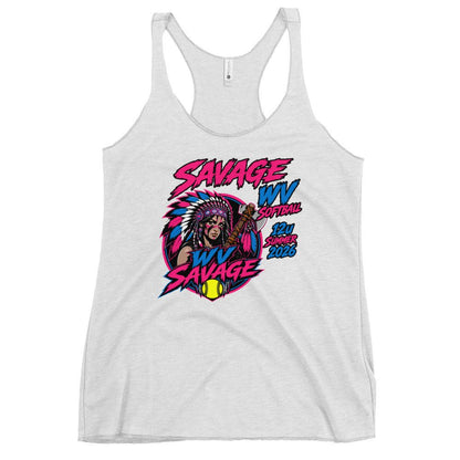 Performance | Thin Racerback Tank Top | Savage | Vanguard Logo