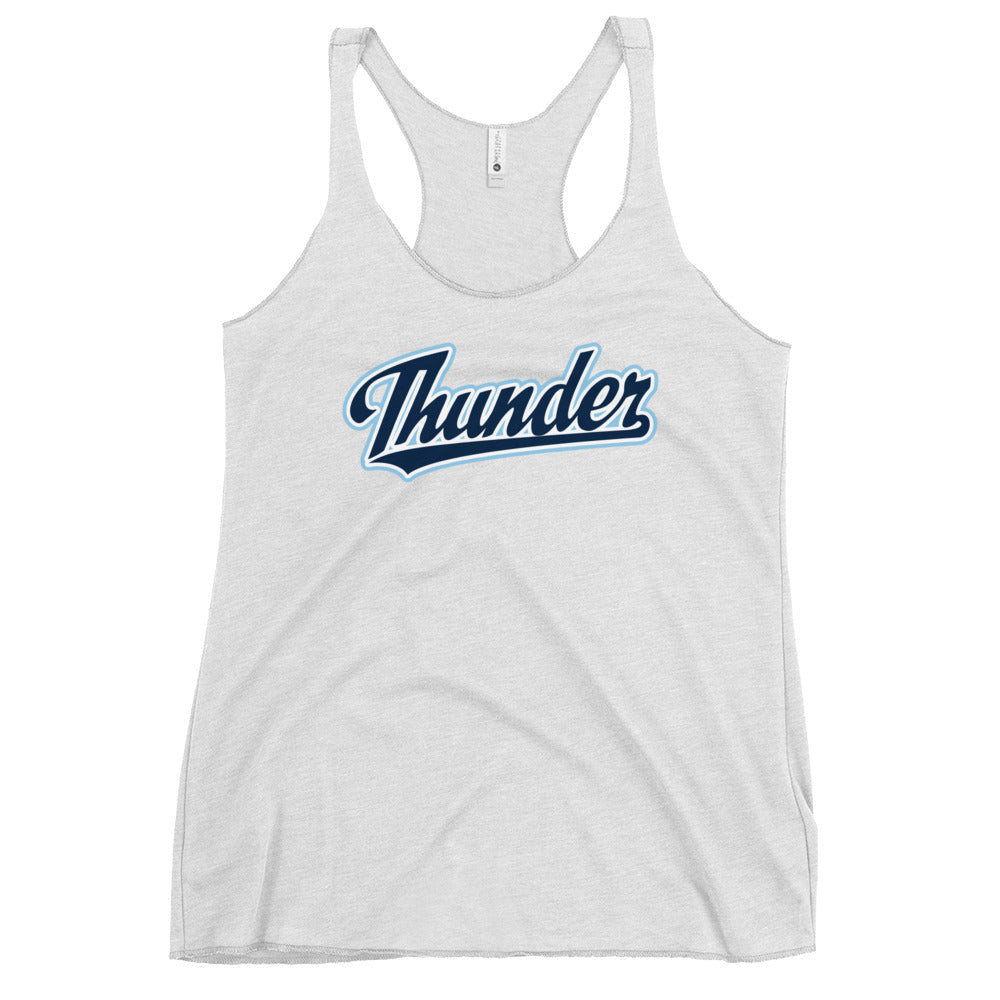 Performance | Thin Racerback Tank Top | SCAA Thunder | Script Logo