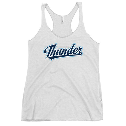 Performance | Thin Racerback Tank Top | SCAA Thunder | Script Logo