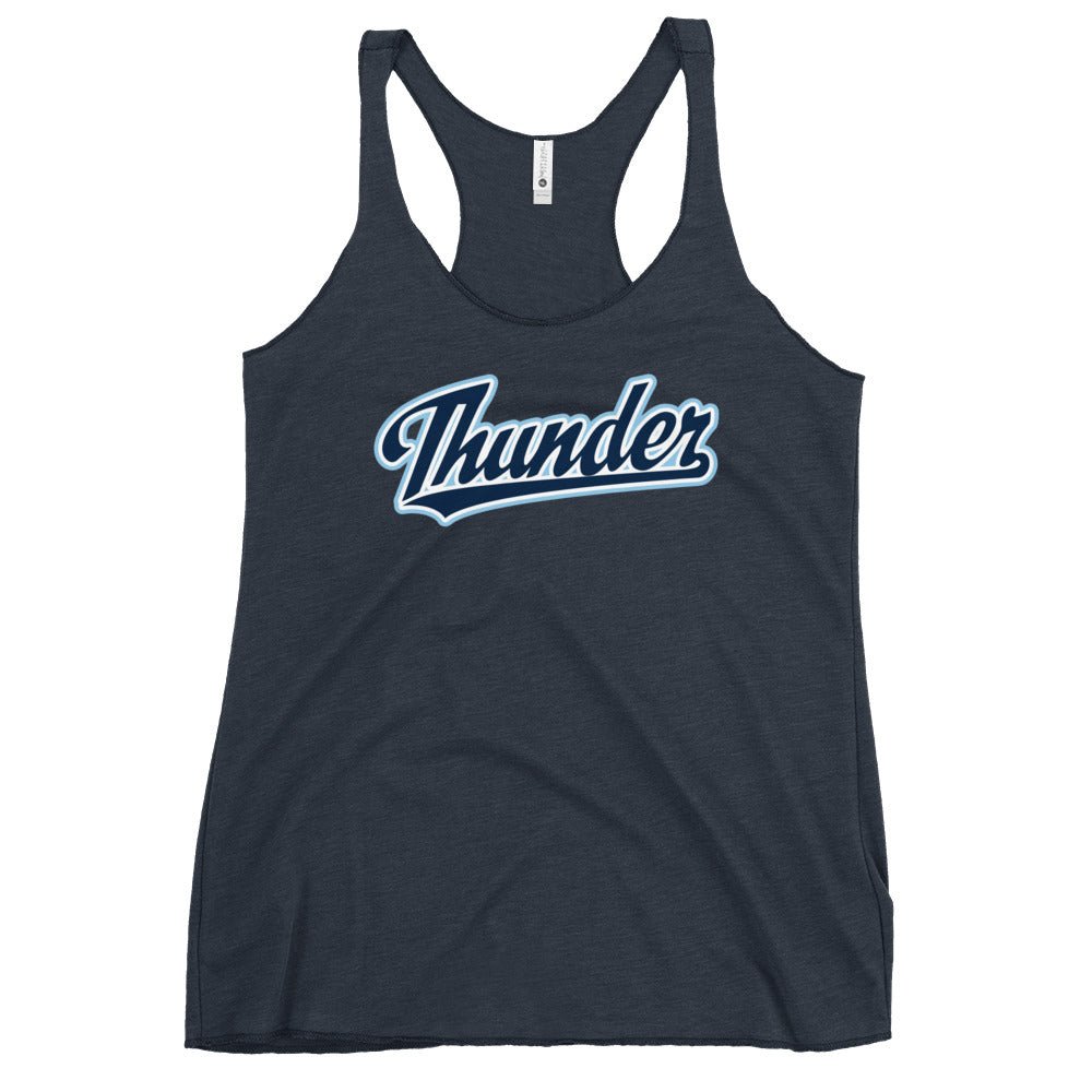 Performance | Thin Racerback Tank Top | SCAA Thunder | Script Logo