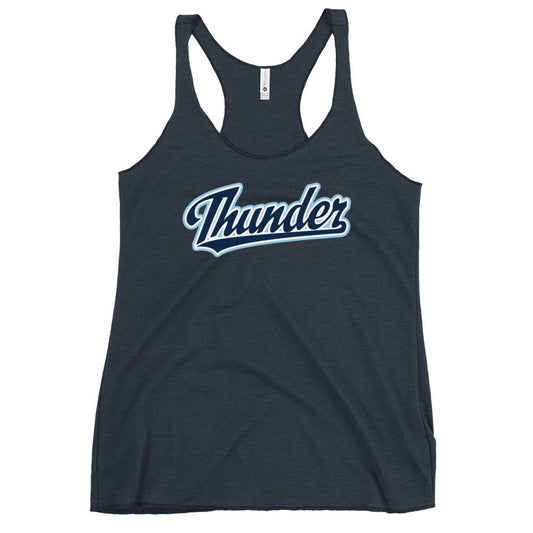 Performance | Thin Racerback Tank Top | SCAA Thunder | Script Logo