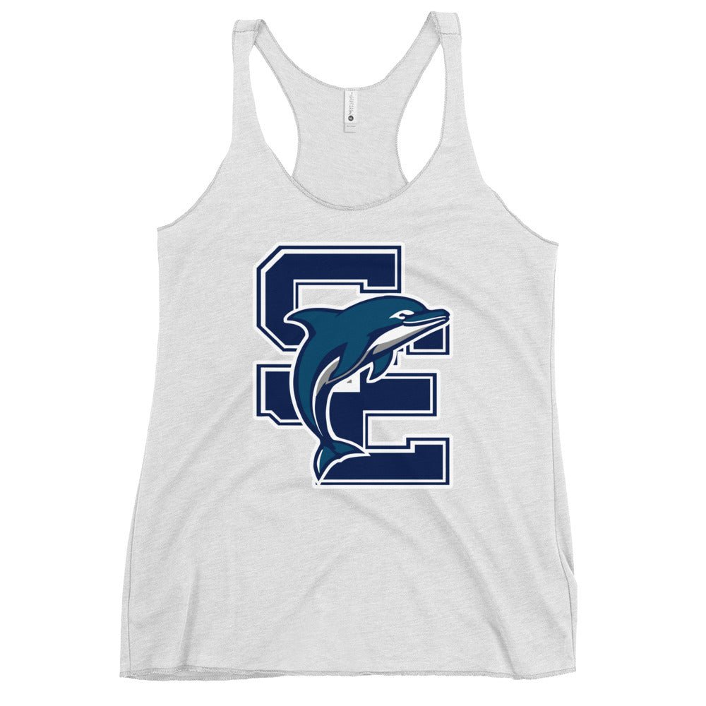 Performance | Thin Racerback Tank Top | SE Triumphant Dolphins | SE Logo