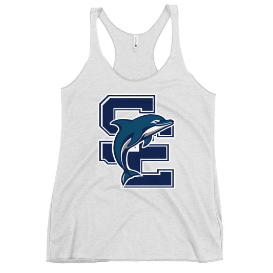 Performance | Thin Racerback Tank Top | SE Triumphant Dolphins | SE Logo