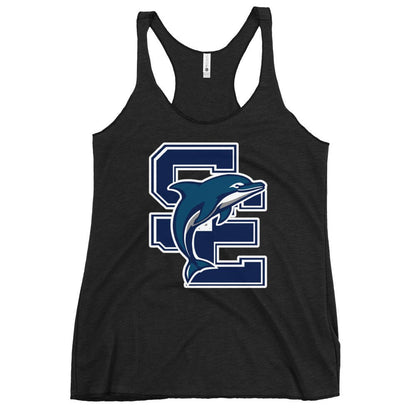 Performance | Thin Racerback Tank Top | SE Triumphant Dolphins | SE Logo