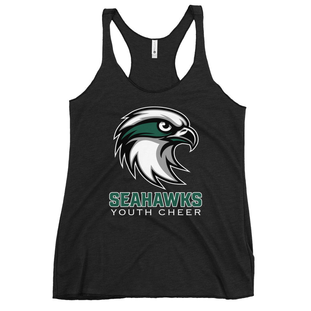 Performance | Thin Racerback Tank Top | Seahawks Youth Cheer | Alt Script Logo