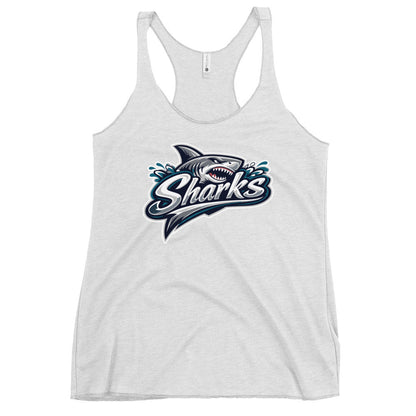Performance | Thin Racerback Tank Top | Sharks | Sharks Logo