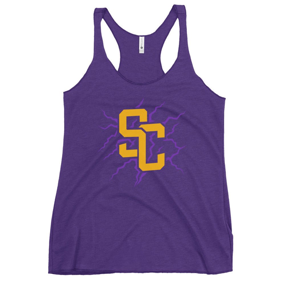 Performance | Thin Racerback Tank Top | Shock City FC | SC Mark Logo