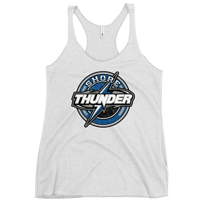 Performance | Thin Racerback Tank Top | Shore Thunder LLC | Badge Logo