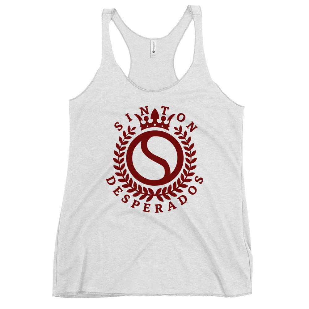 Performance | Thin Racerback Tank Top | Sinton Desperados Baseball | Emblem Logo