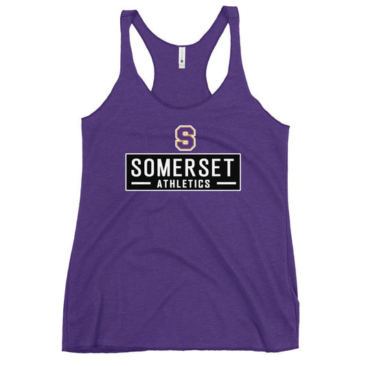 Performance | Thin Racerback Tank Top | Somerset Athletics | Somerset Logo