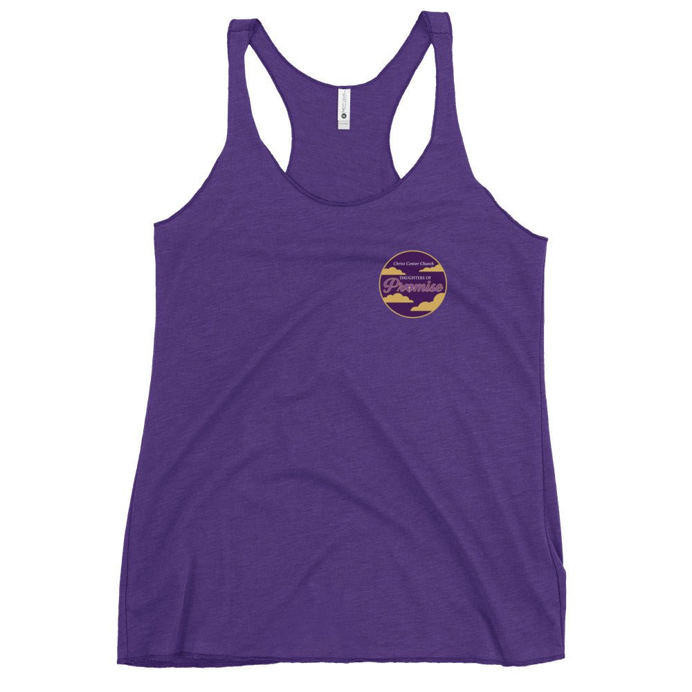 Performance | Thin Racerback Tank Top | Sons and Daughters of Promise, Inc. | Daughters Badge Logo